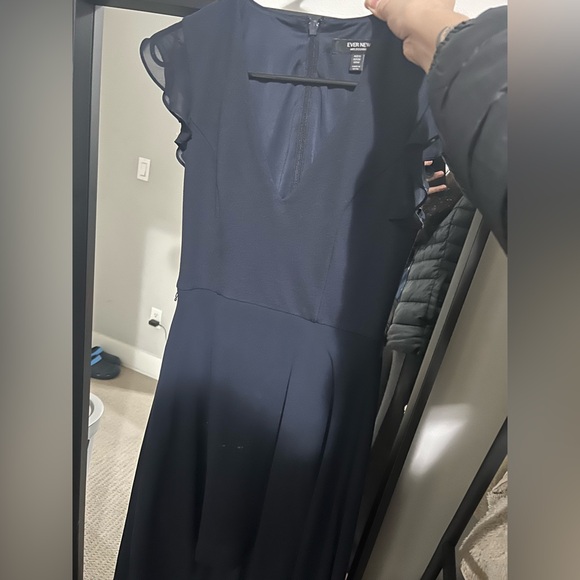 Ever New Black High Low Dress with Belt - Picture 5 of 5